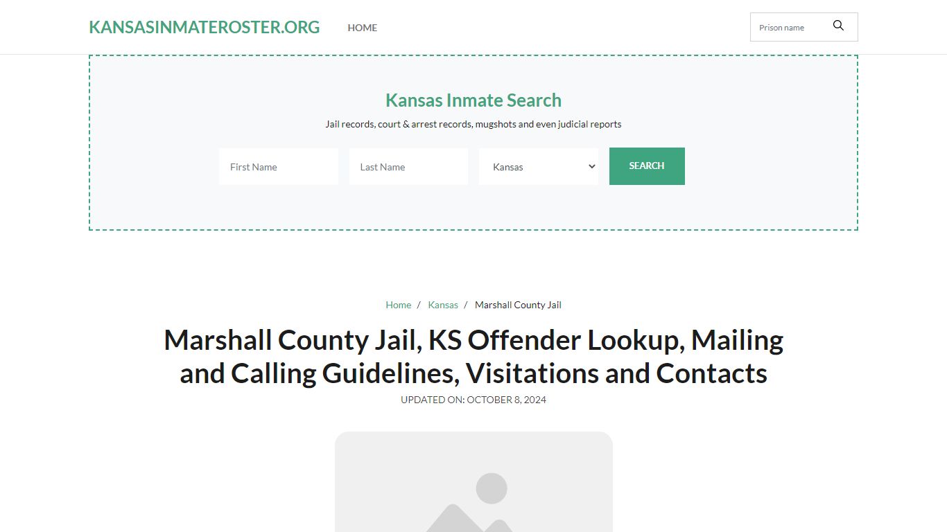 Marshall County Jail - Kansas Inmate Roster